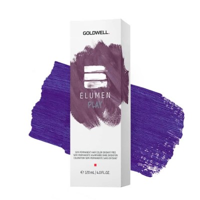 хигиена,коса,goldwell,elumen,play,oxidant,free,violet,120ml,semi,permanent,dye,purple