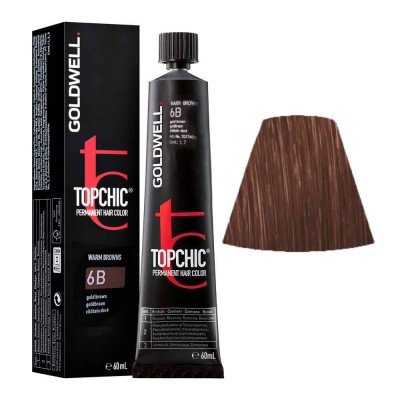 хигиена,коса,goldwell,topchic,nº6b,60ml,permanent,dye,brown