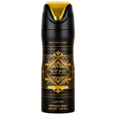 хигиена,тяло,lattafa,badee,al,oud,for,glory,200ml,spray,deodorant,golden