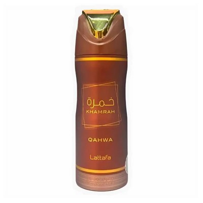 хигиена,тяло,lattafa,khamrah,qahwa,200ml,spray,deodorant,brown