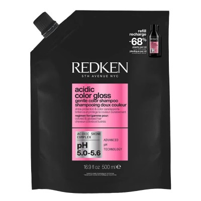 хигиена,коса,redken,acidic,color,gloss,enhances,shine,500ml,sulfate,free,shampoo,clear