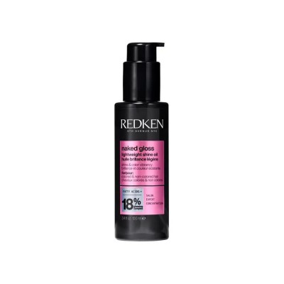 хигиена,коса,redken,naked,gloss,ultra,light,mirror,like,shine,heat,protection,100ml,hair,oil,clear