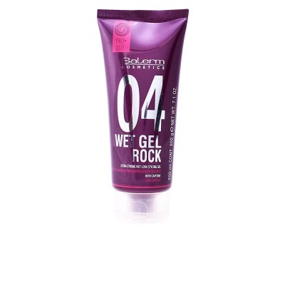 хигиена,коса,salerm,wet,rock,extra,strong,wet,look,200ml,styling,gel,purple