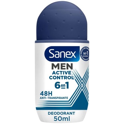 хигиена,тяло,sanex,active,control,50ml,roll,on,deodorant,blue