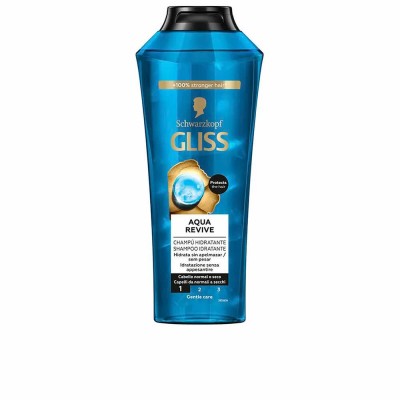 хигиена,коса,schwarzkopf,gliss,aqua,revive,400ml,moisturizing,shampoo,blue