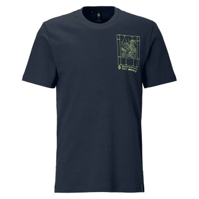 тениска,мъжки,тениски,дамски,тениски,scott,casual,short,sleeve,t,shirt,blue,(dark,blue)