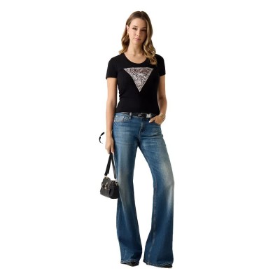 тениска,мъжки,тениски,дамски,тениски,guess,w6gi19k3042,slim,fit,short,sleeve,t,shirt,black,(jet,black,a996)