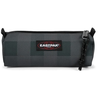 ученически,принадлежности,eastpak,benchmark,single,pencil,case,grey,(checker,grey)