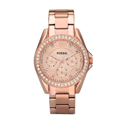 часовник,часовници,fossil,es2811,38mm,10atm,quartz,analogical,woman,watch,golden,(pink,pink,mineral)