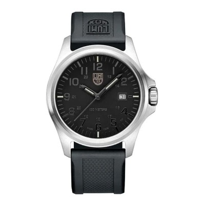 часовник,часовници,luminox,x2.2502,43mm,10atm,quartz,analogical,watch,silver,(black,black,mineral)
