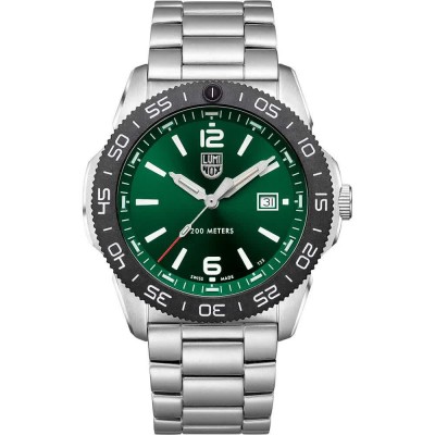 часовник,часовници,luminox,xs.3137,44mm,20atm,quartz,analogical,watch,silver,(grey,green,sapphire)