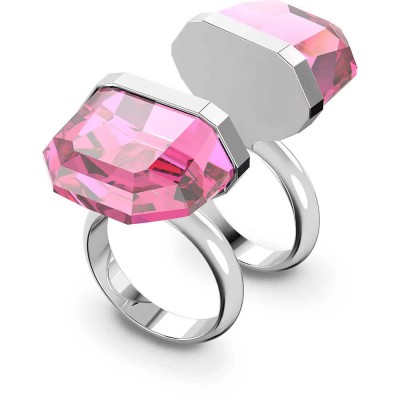 бижутерия,swarovski,5628502,ring,pink,(silver,pink)