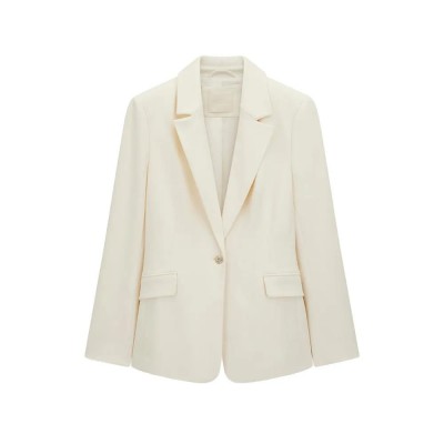 сако,дамски,сака,guess,claudie,single,breast,blazer,beige,(dove,white)