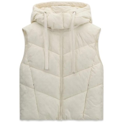 елек,дамски,жилетки,guess,daisy,logo,cropped,vest,beige,(cream,white)