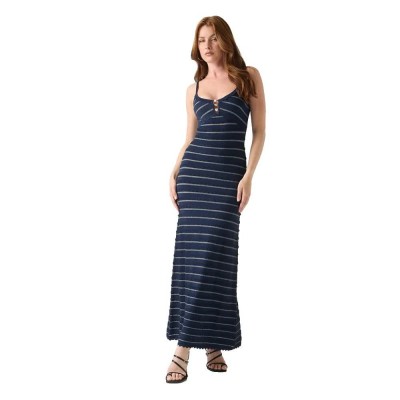 рокля,дамски,поли,и,рокли,guess,scallop,long,sleeve,long,dress,blue,(blackened,blue,multicolor)