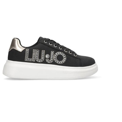 маратонки,мъжки,маратонки,дамски,маратонки,liu·jo,babol,01,trainers,refurbished,black,(cow,suede,black,light,gold)