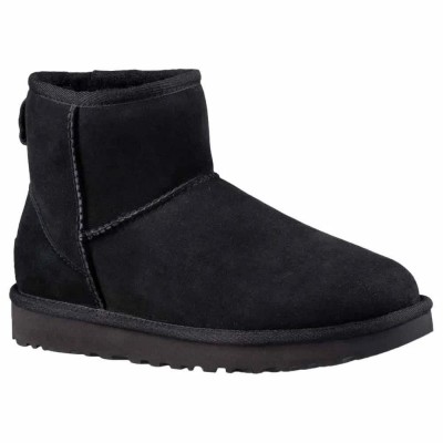 обувки,дамски,боти,мъжки,боти,ugg,classic,mini,ii,boots,refurbished,black,(black)