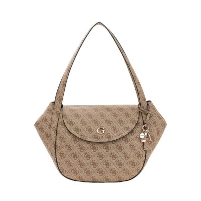 чанта,за,през,рамо,всички,чанти,guess,coleen,logo,shoulder,bag,brown,(latte,logo)