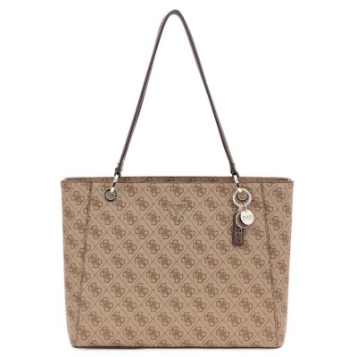 чанта,за,през,рамо,всички,чанти,guess,noelle,ii,shoulder,bag,brown,(latte,logo,brown)
