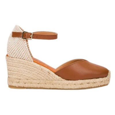 дамски,еспадрили,wonders,sinai,85,wedge,espadrilles,brown,(tan)