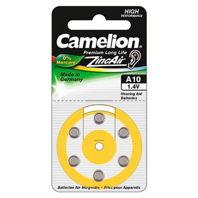 батерии,camelion,15056010,zinc,batteries,6,units,silver,(yellow)