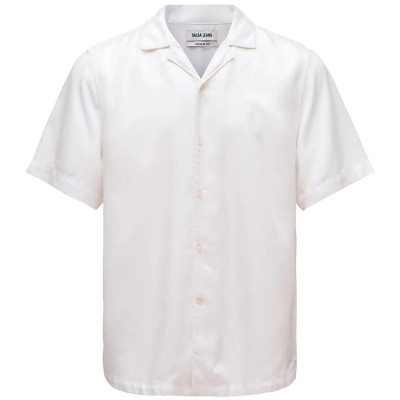 риза,с,къс,ръкав,дамски,ризи,мъжки,ризи,salsa,jeans,21009489,regular,fit,short,sleeve,shirt,white,(white)