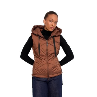 елек,дамски,жилетки,salsa,jeans,21010396,regular,fit,vest,brown,(dark,brown)