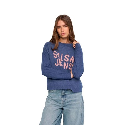 блуза,мъжки,пуловери,дамски,пуловери,salsa,jeans,21010453,regular,fit,sweater,blue,(dark,blue,v1)