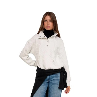 блуза,дамски,блузи,salsa,jeans,21011684,sweatshirt,white,(white)