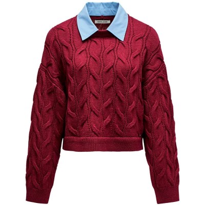 блуза,мъжки,пуловери,дамски,пуловери,salsa,jeans,21011741,sweater,red,(dark,red)