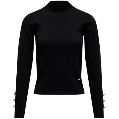 блуза,мъжки,пуловери,дамски,пуловери,salsa,jeans,21011749,high,neck,sweater,black,(black)