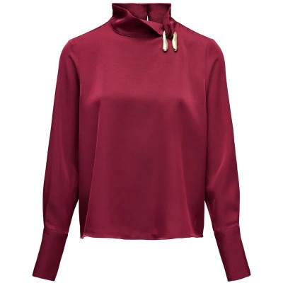 дамски,блузи,salsa,jeans,21011759,long,sleeve,blouse,red,(dark,red)