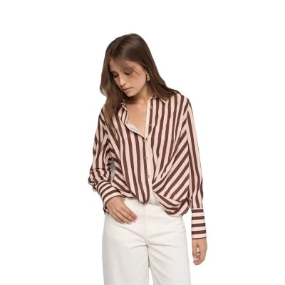 дамски,блузи,salsa,jeans,21011763,long,sleeve,blouse,brown,(dark,brown)