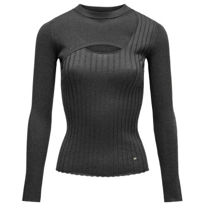блуза,мъжки,пуловери,дамски,пуловери,salsa,jeans,21011800,sweater,black,(black)