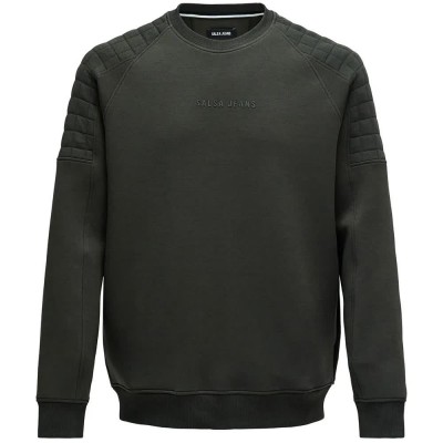 блуза,мъжки,пуловери,salsa,jeans,21011877,sweatshirt,green,(dark,green)