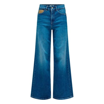 дънки,мъжки,панталони,дамски,панталони,salsa,jeans,21011956,wide,leg,jeans,blue,(medium,wash)