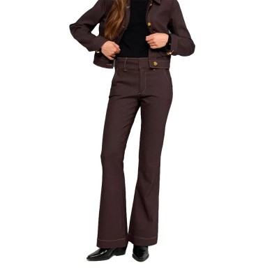 дънки,мъжки,панталони,дамски,панталони,salsa,jeans,21011960,flare,fit,chino,pants,brown,(dark,brown,v1)
