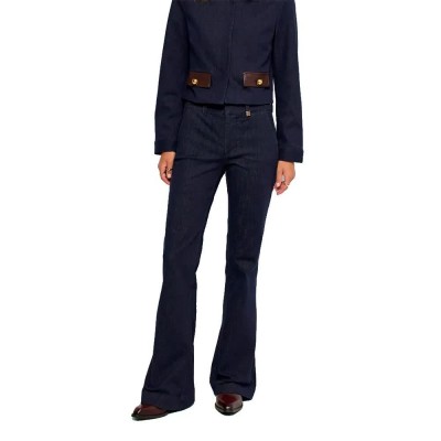 дънки,мъжки,панталони,дамски,панталони,salsa,jeans,21011960,flare,fit,chino,pants,blue,(dark,wash)