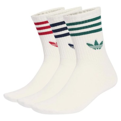 чорапи,мъжки,чорапи,дамски,чорапи,adidas,originals,3,stripes,crew,socks,3,pairs,white,(night,indigo,team,victory,red,collegiate,green)