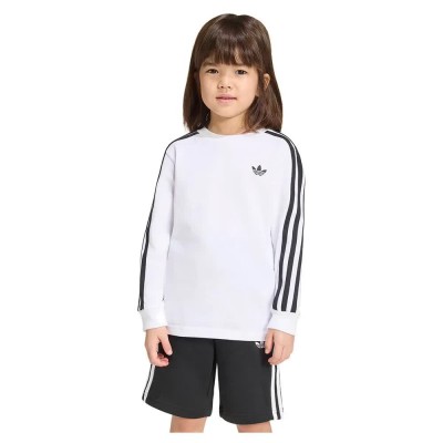 тениска,мъжки,тениски,дамски,тениски,adidas,originals,3,stripes,top,long,sleeve,t,shirt,white,(white)