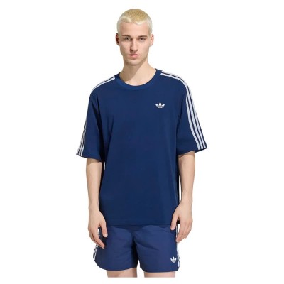 тениска,мъжки,тениски,дамски,тениски,adidas,originals,adicolor,3,stripes,oversized,short,sleeve,t,shirt,blue,(night,indigo)