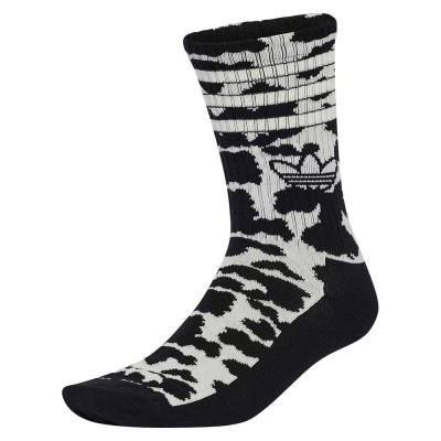 чорапи,мъжки,чорапи,дамски,чорапи,adidas,originals,animal,graphic,crew,socks,2,pairs,white,(off,white,black)