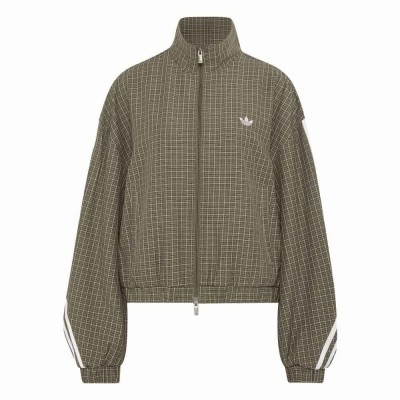 карирана,риза,дамски,блузи,adidas,originals,checks,full,zip,sweatshirt,green,(olive,strata,wonder,beige,aurora,coffee)