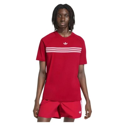 тениска,мъжки,тениски,дамски,тениски,adidas,originals,chest,stripes,short,sleeve,t,shirt,red,(team,victory,red)