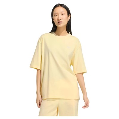 тениска,мъжки,тениски,дамски,тениски,adidas,originals,essentials,boyfriend,short,sleeve,t,shirt,yellow,(warm,vanilla)