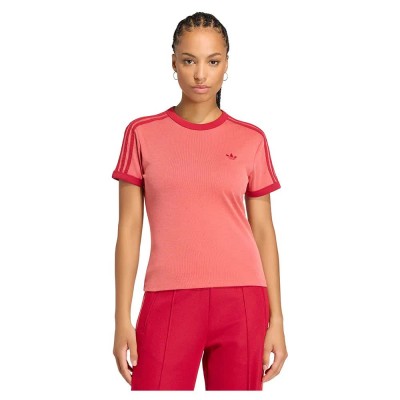 тениска,мъжки,тениски,дамски,тениски,adidas,originals,heather,3,stripes,cali,short,sleeve,t,shirt,pink,(team,victory,red,preloved,scarlet,team,victory,red)