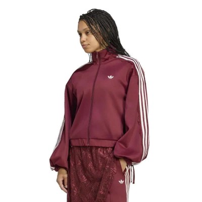 блуза,дамски,блузи,adidas,originals,lace,oversized,archive,full,zip,sweatshirt,purple,(shadow,red)