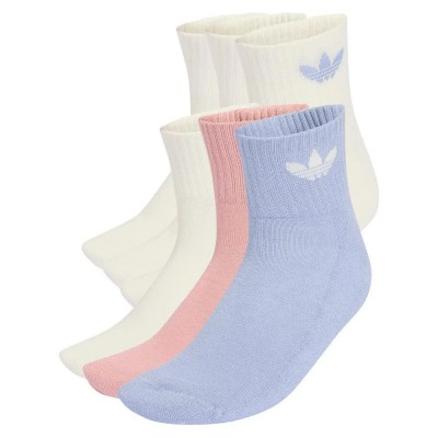 чорапи,мъжки,чорапи,дамски,чорапи,adidas,originals,mid,ankle,socks,6,pairs,multicolor,(chalk,blue,wonder,mauve,off,white)