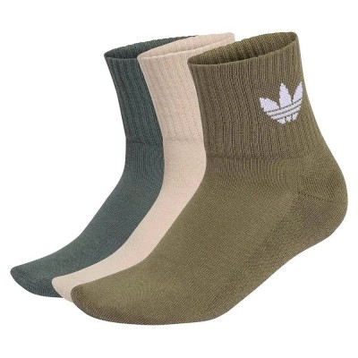 чорапи,мъжки,чорапи,дамски,чорапи,adidas,originals,mid,crew,socks,3,pairs,multicolor,(khaki,three,night,cargo,olive,strata)