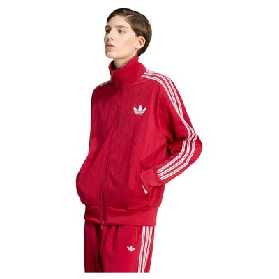 блуза,дамски,блузи,adidas,originals,pinstripe,firebird,loose,track,full,zip,sweatshirt,red,(team,victory,red,white,team,victory,red)